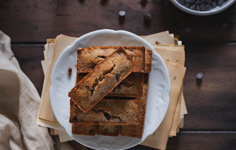 Financiers noisette aux pépites de chocolat