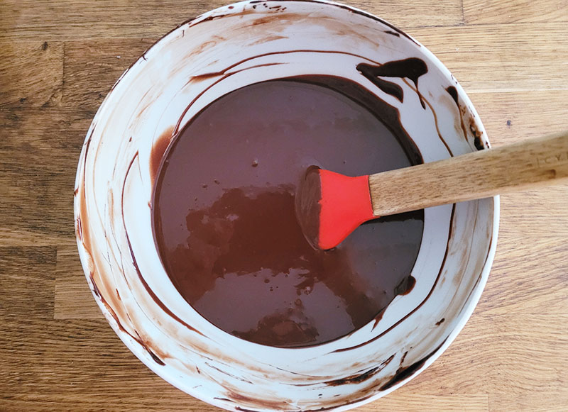 Ganache au chocolat pour mousse