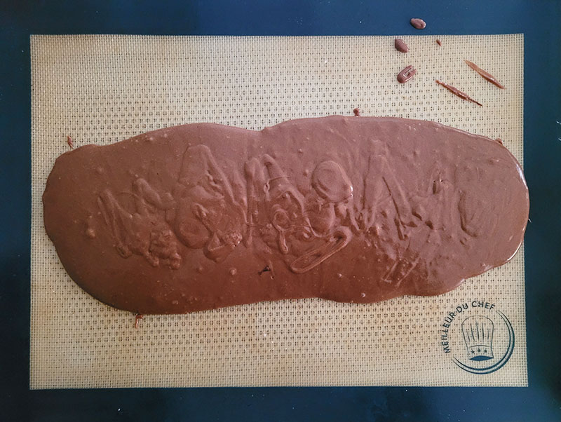 Biscuit moelleux au chocolat avant cuisson