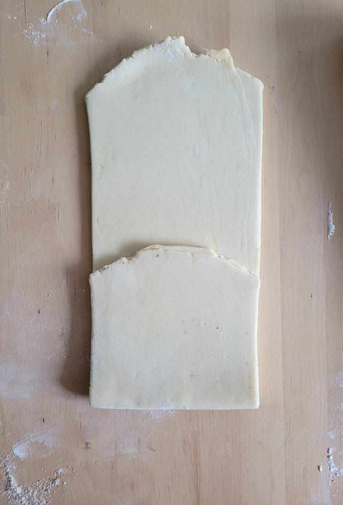 Premier pli pour un tour simple