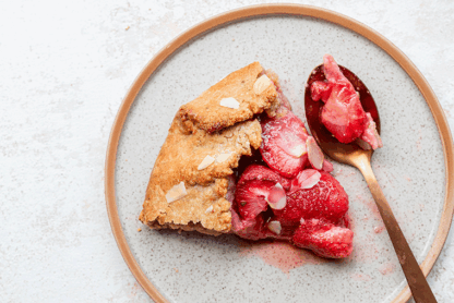 Photo culinaire de part de tarte