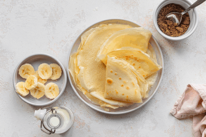 Crêpes : photo culinaire