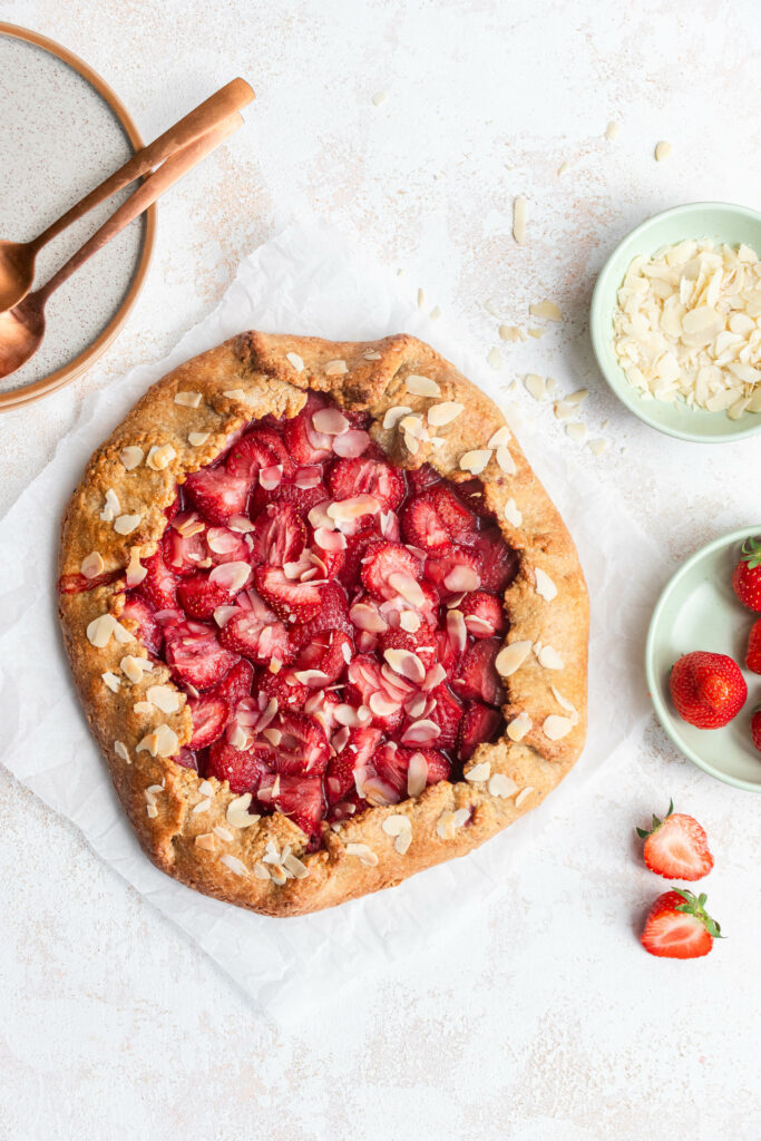 Tarte rustique aux fraises