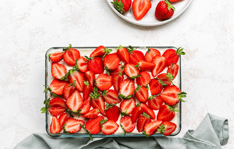 Tiramisu avec couleurs complémentaires